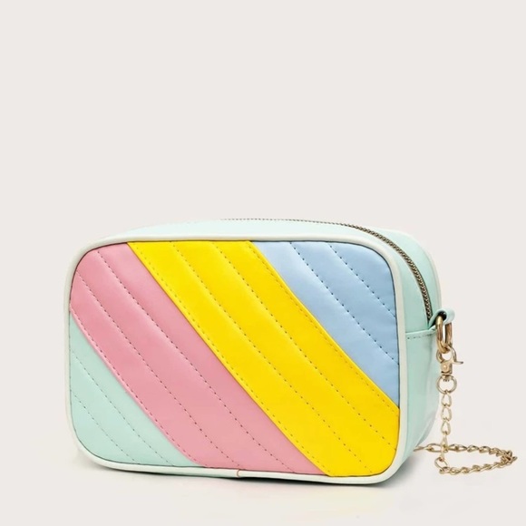 NWOT color-block chain box bag - Picture 3 of 7